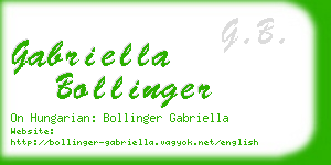 gabriella bollinger business card